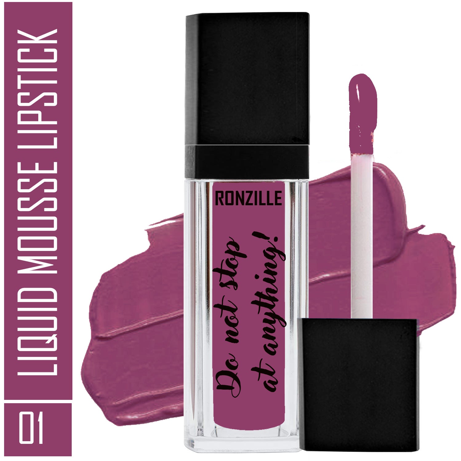 Ronzille Liquid Mousse Lipstick Non Transfer Lasts Upto 12 hr