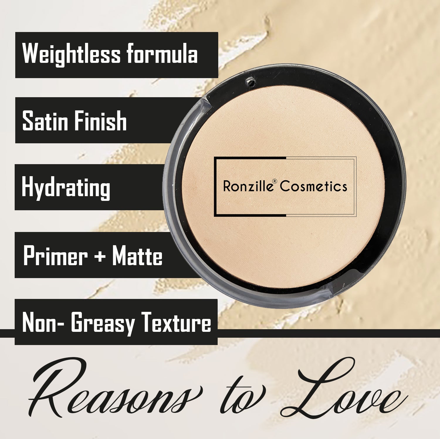 RONZILLE Weigh-less Primer+ matte Fairness Compact 02