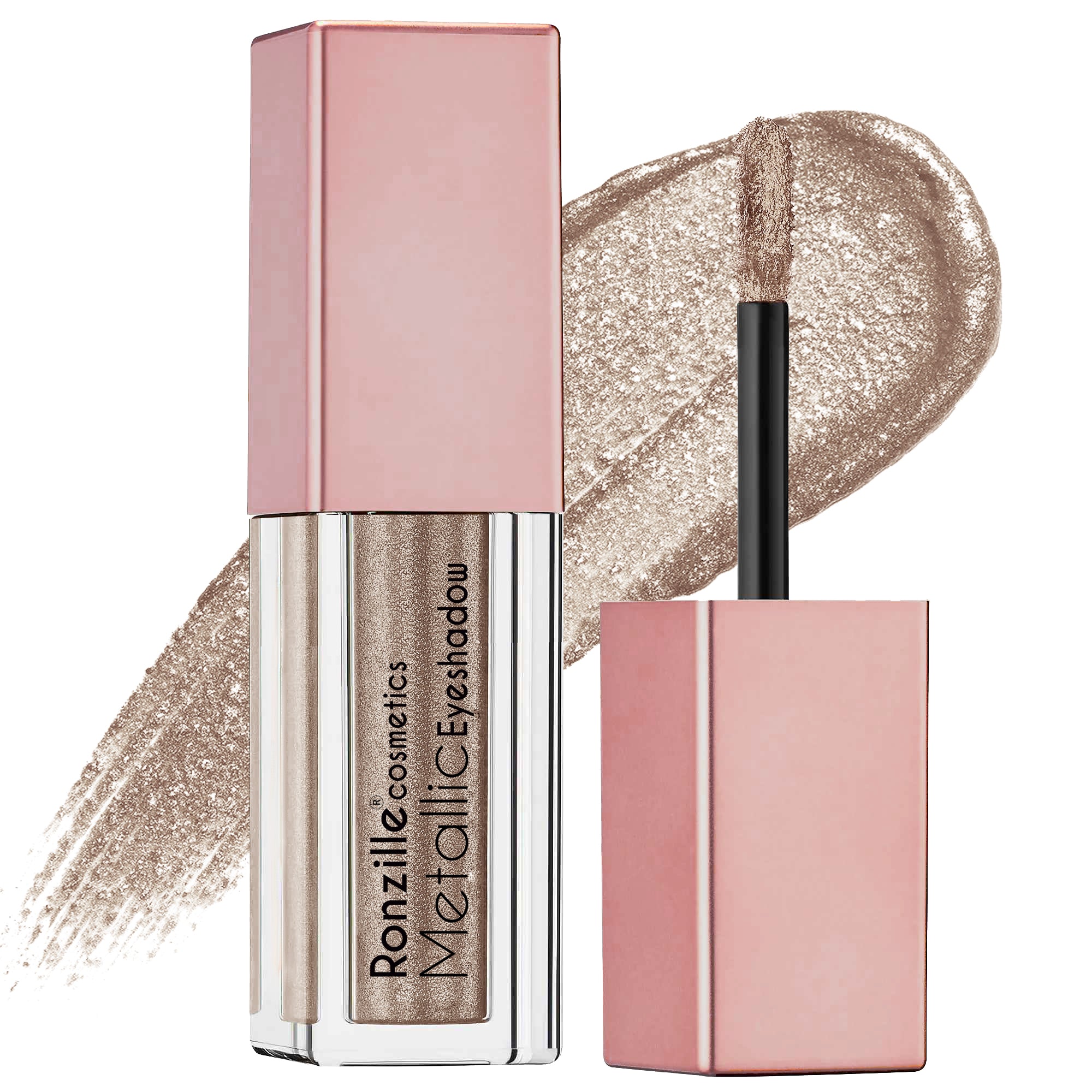 Ronzille Metallic Liquid Eye-Shadow Non-Transfer Each 5ml -(Shade-02,Diamond Dust)