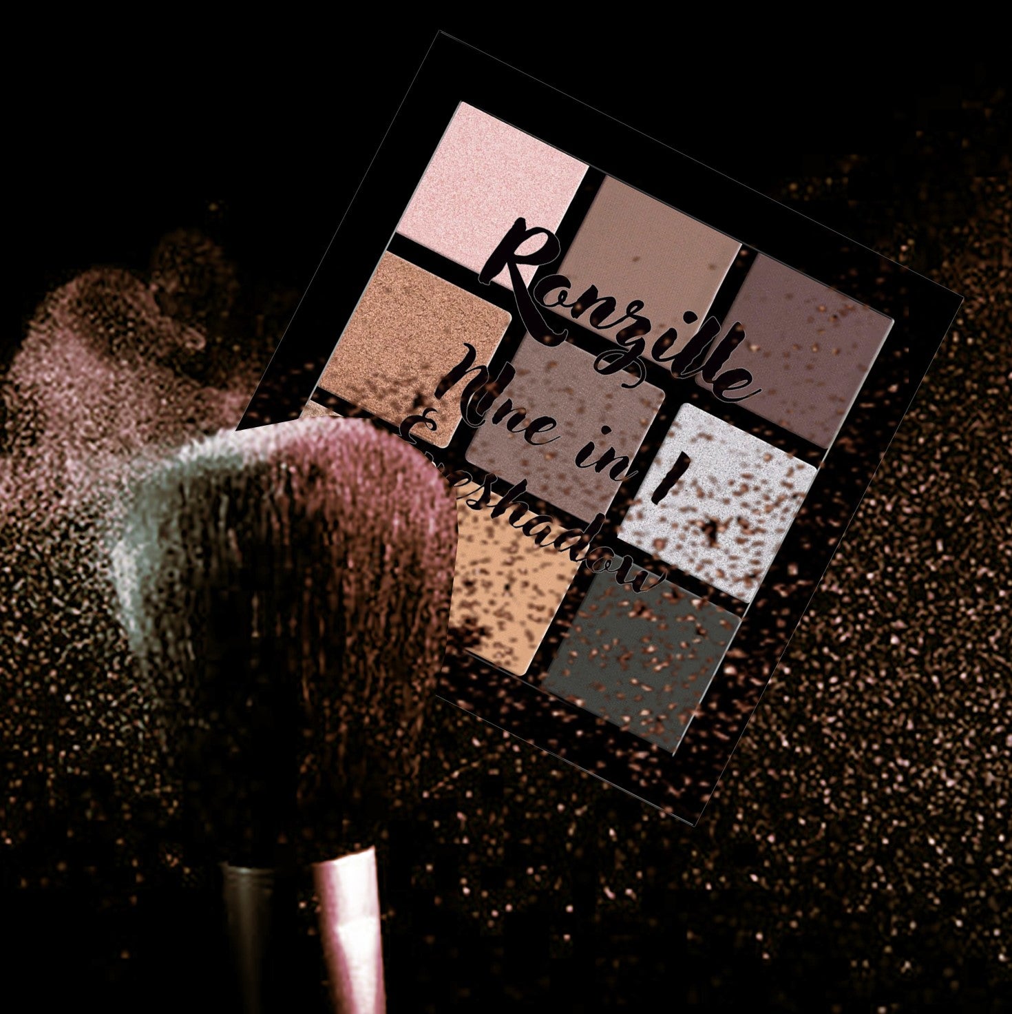 Ronzille Nine in 1 Eye-shadow Ultimate Shadow palette-(shade-01,18g)