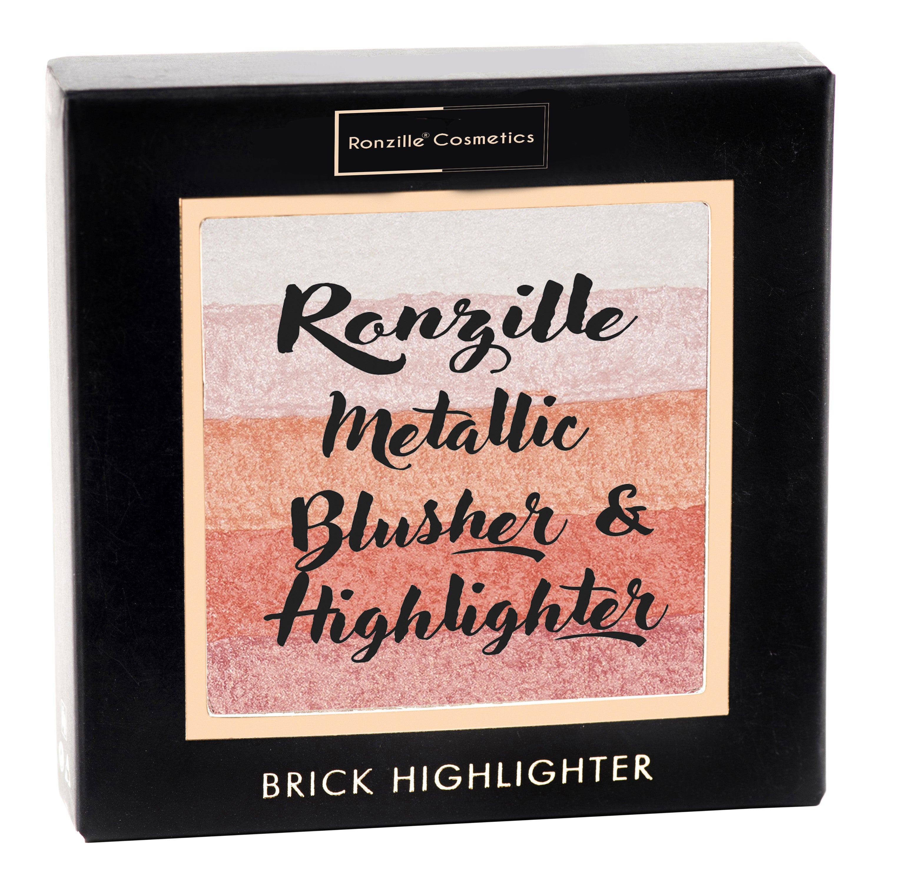 Ronzille Square Shimmer Brick Metallic Highlighter