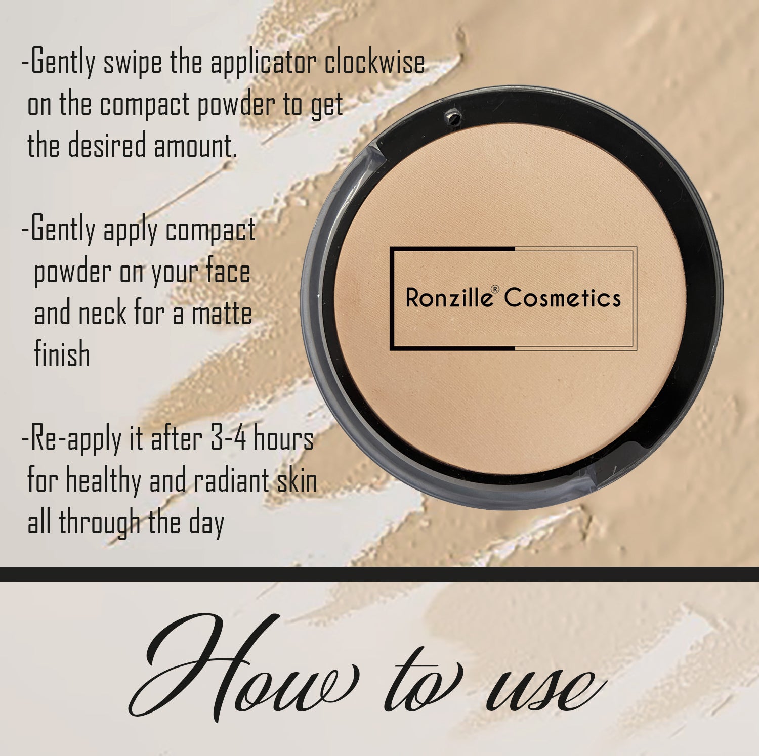 RONZILLE Weigh-less Primer+ matte Fairness Compact 03