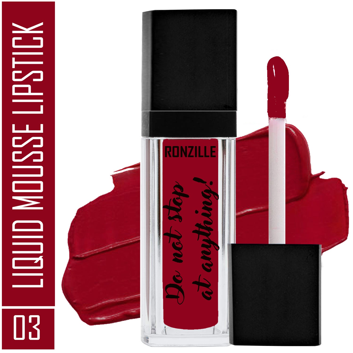 Ronzille Liquid Mousse Lipstick Non Transfer Lasts Upto 12 hr