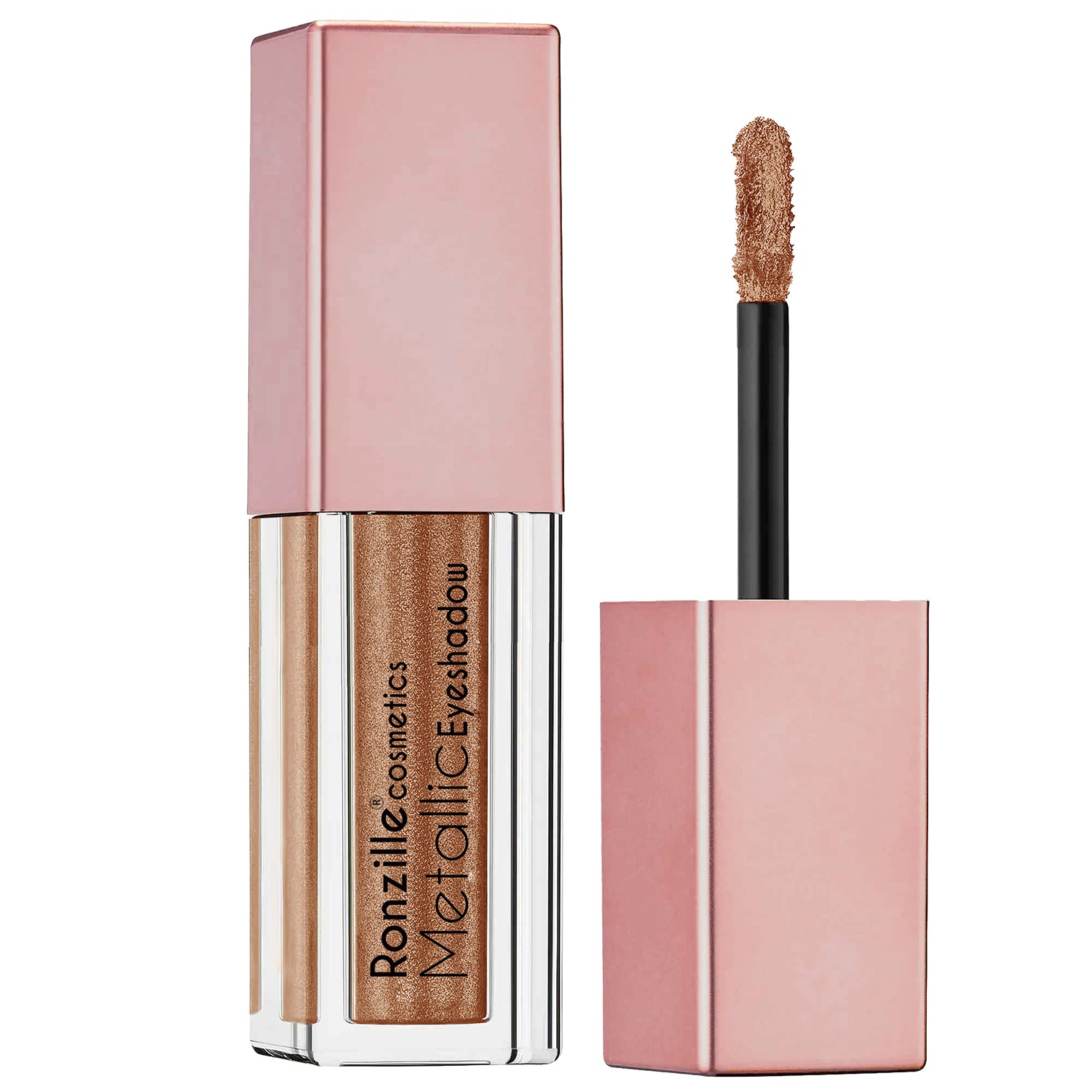 Ronzille Metallic Liquid Eye-Shadow Non-Transfer Each 5ml -(Shade-03,Champagne)