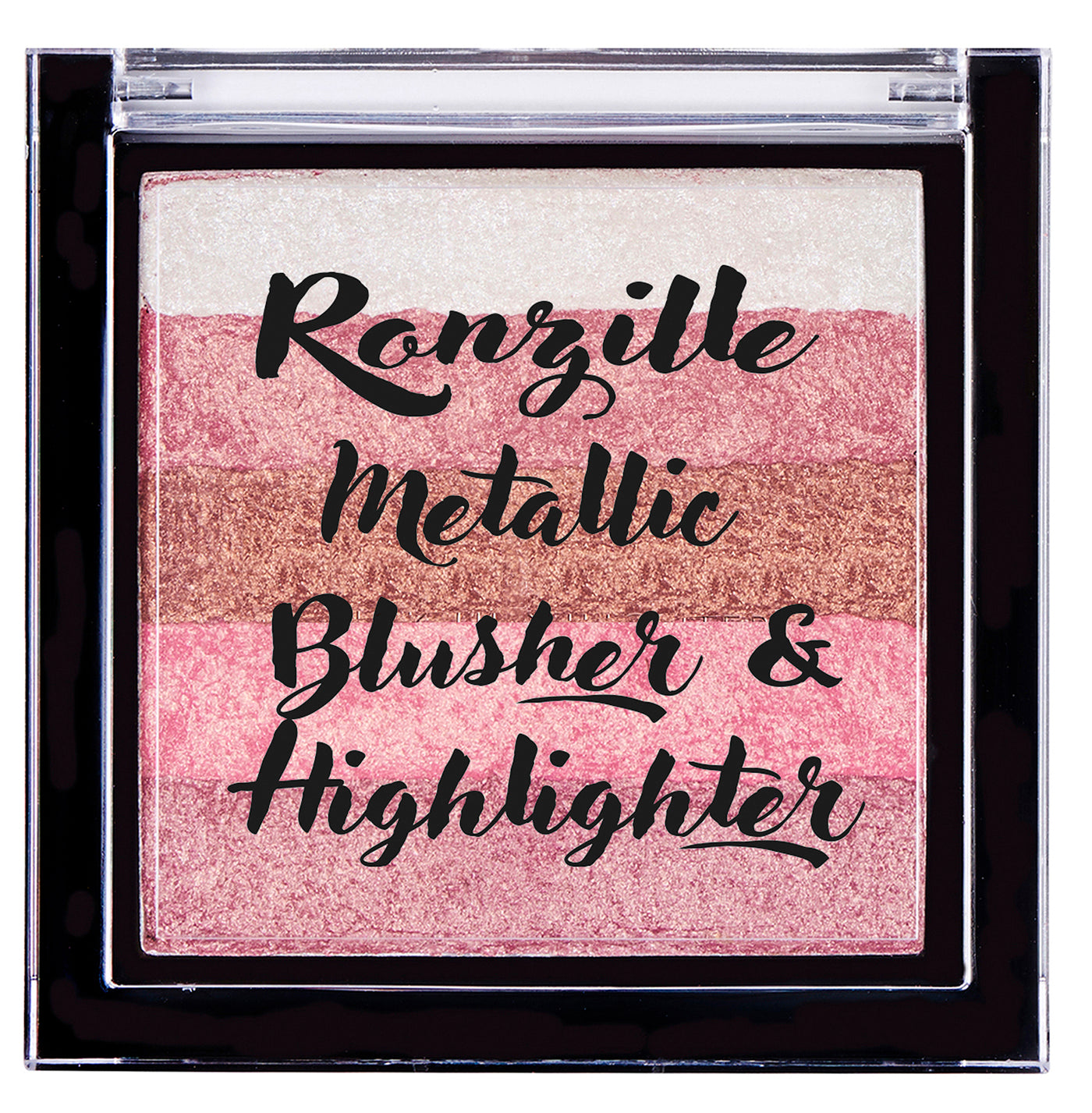 Ronzille Square Shimmer Brick Metallic Highlighter