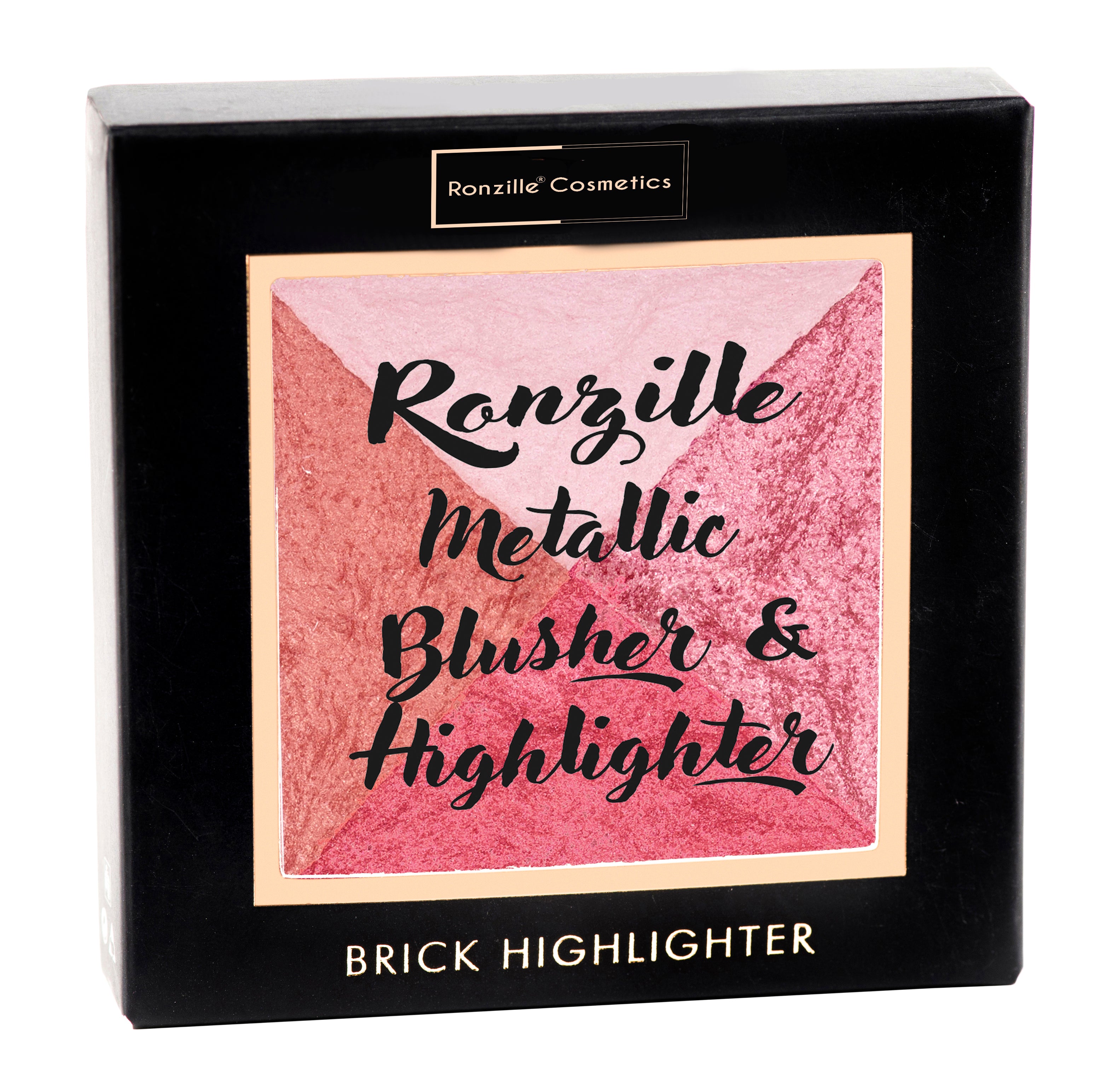 Ronzille Square Shimmer Brick Metallic Highlighter