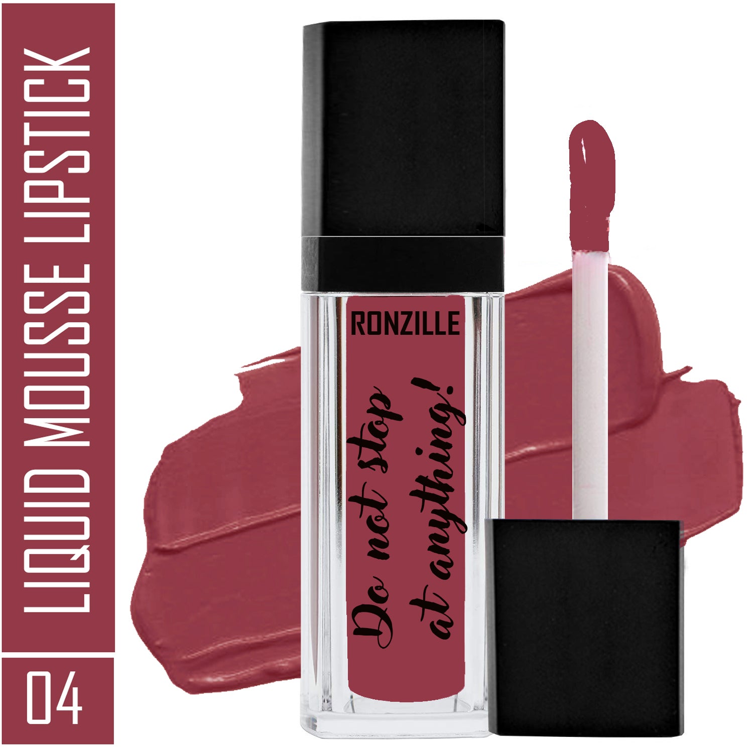 Ronzille Liquid Mousse Lipstick Non Transfer Lasts Upto 12 hr