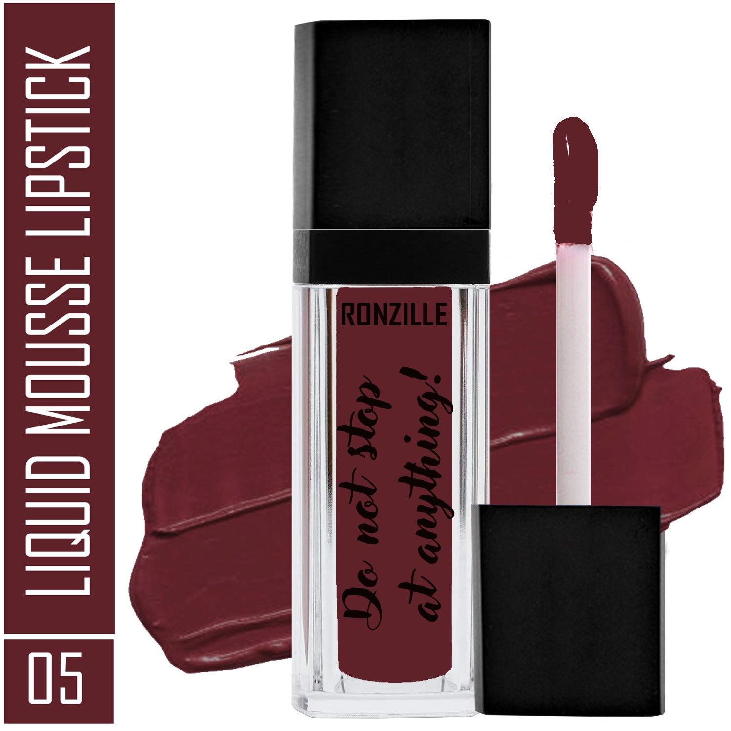 Ronzille Liquid Mousse Lipstick Non Transfer Lasts Upto 12 hr