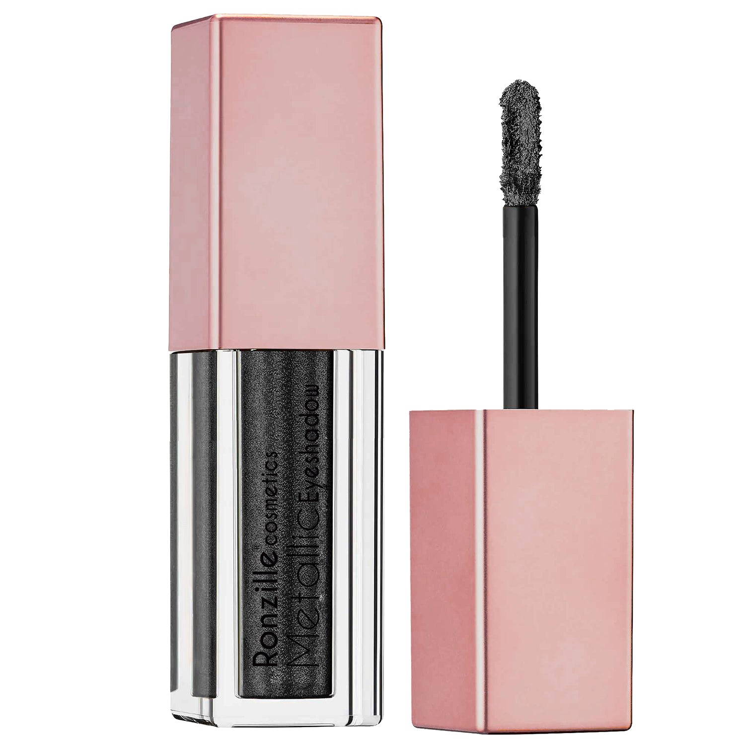 Ronzille Metallic Liquid Eye-Shadow Non-Transfer Each 5ml -(Shade-06,Mollen Midnight)