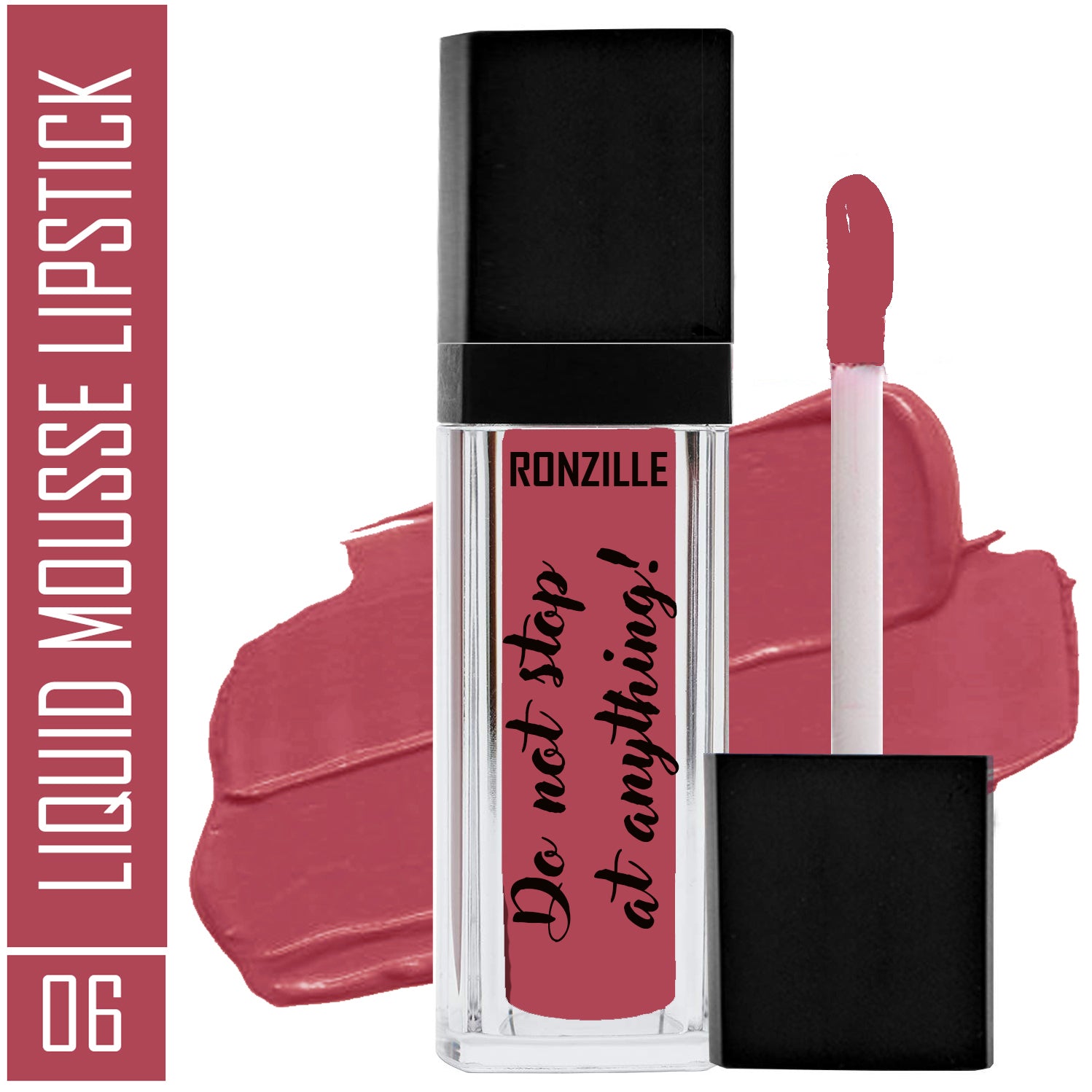 Ronzille Liquid Mousse Lipstick Non Transfer Lasts Upto 12 hr