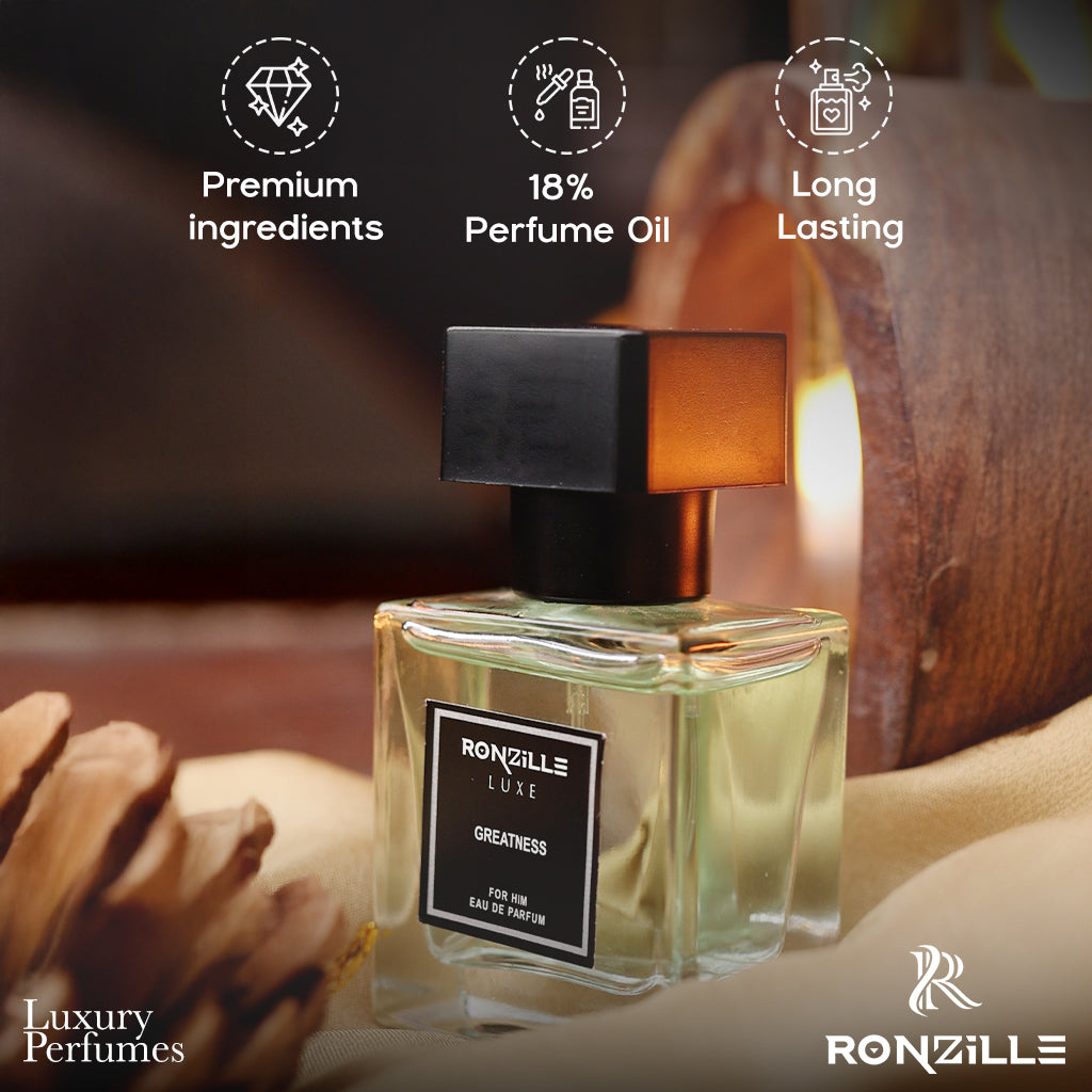 Ronzille Men Greatness Eau De Perfume - 30ml