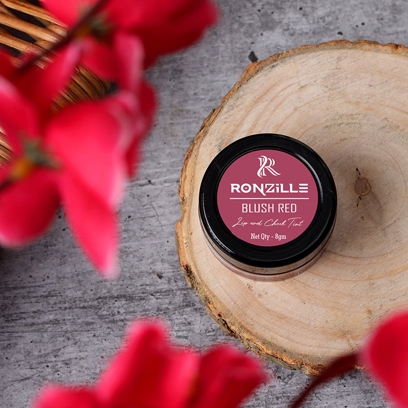 Ronzille Lip and cheek Tint Blush Red