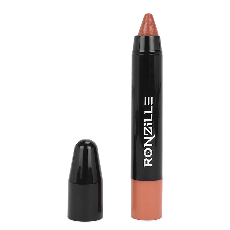 Ronzille Long Stay Matte Lip Crayon - Soft Peach