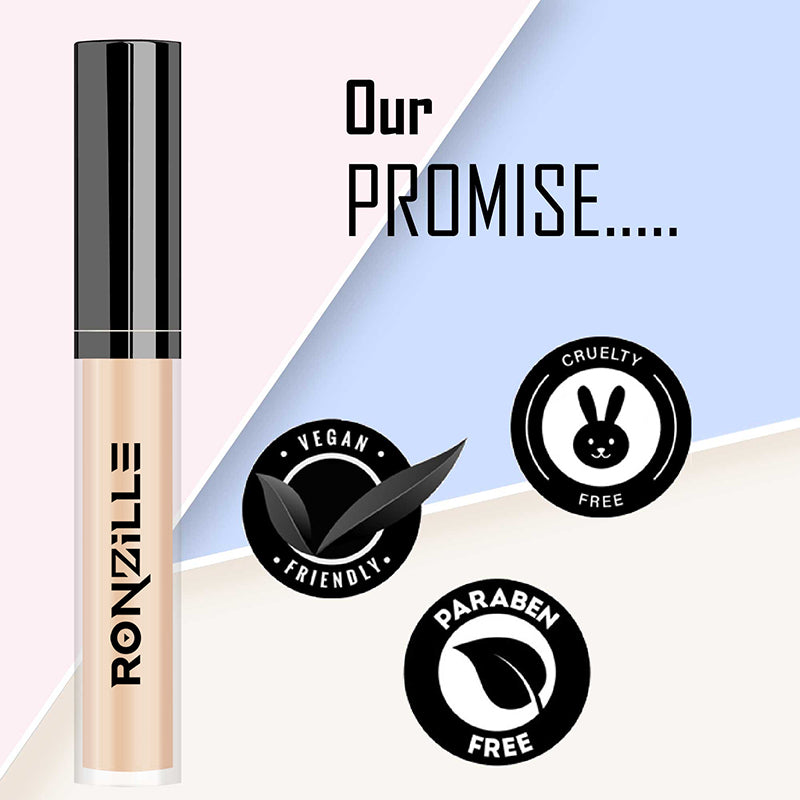 Ronzille HD Finish Full Coverage Liquid Concealer (Warm Sand, 4 ml) 05