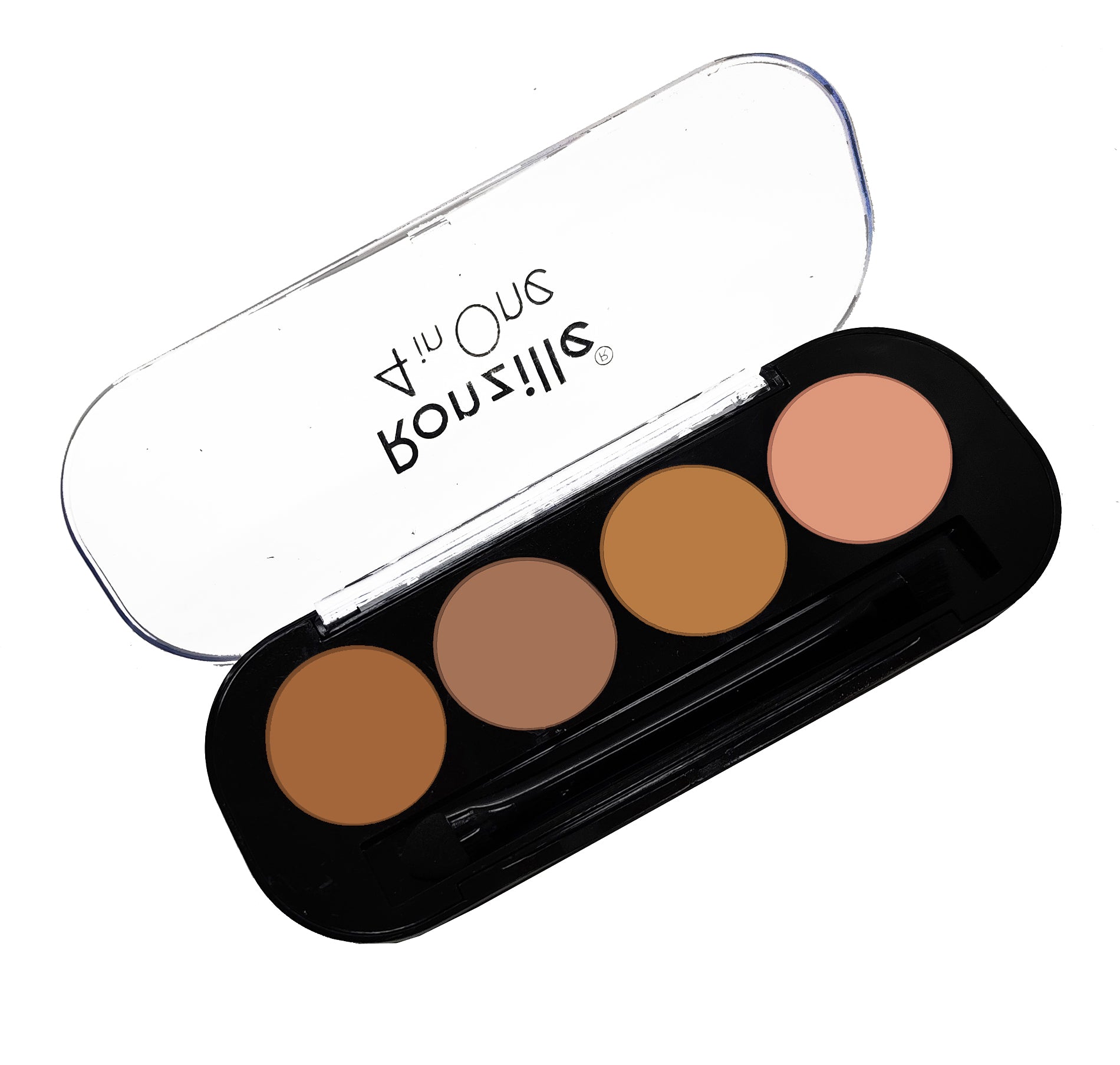 Ronzille 4 in One Professional Matte Finish Waterproof Contour Palette -B Concealer (multicolor, 16 g)
