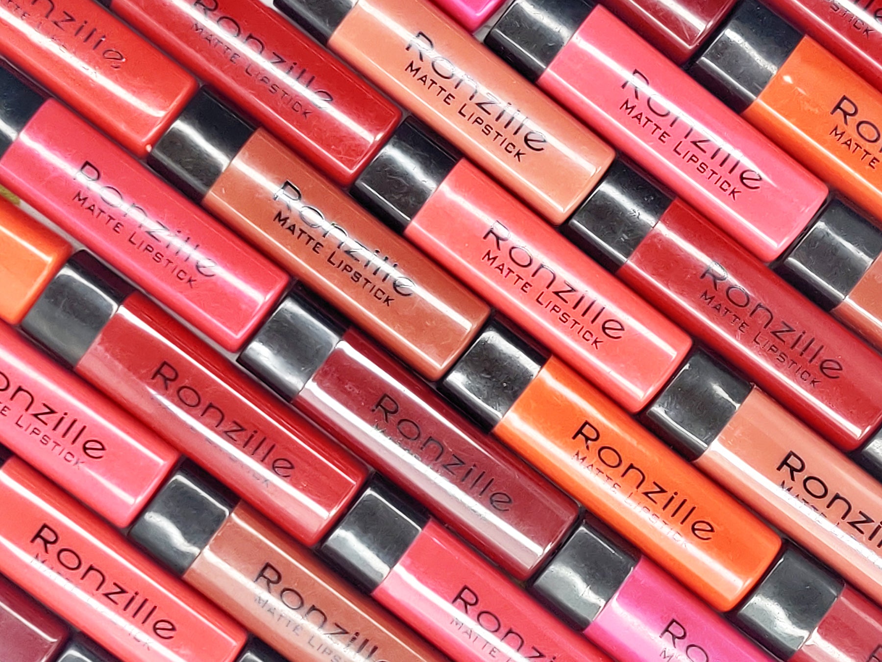 Ronzille Matte lipstick set of 10 pocket friendly (Multicolor, 24 g)