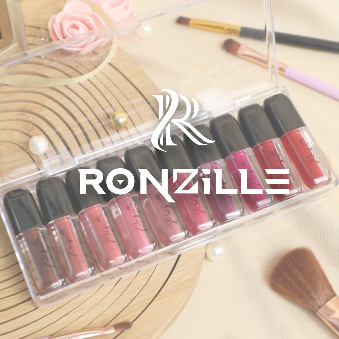 Ronzille Non Transfer Mini liquid Matte lipstick Set of 10