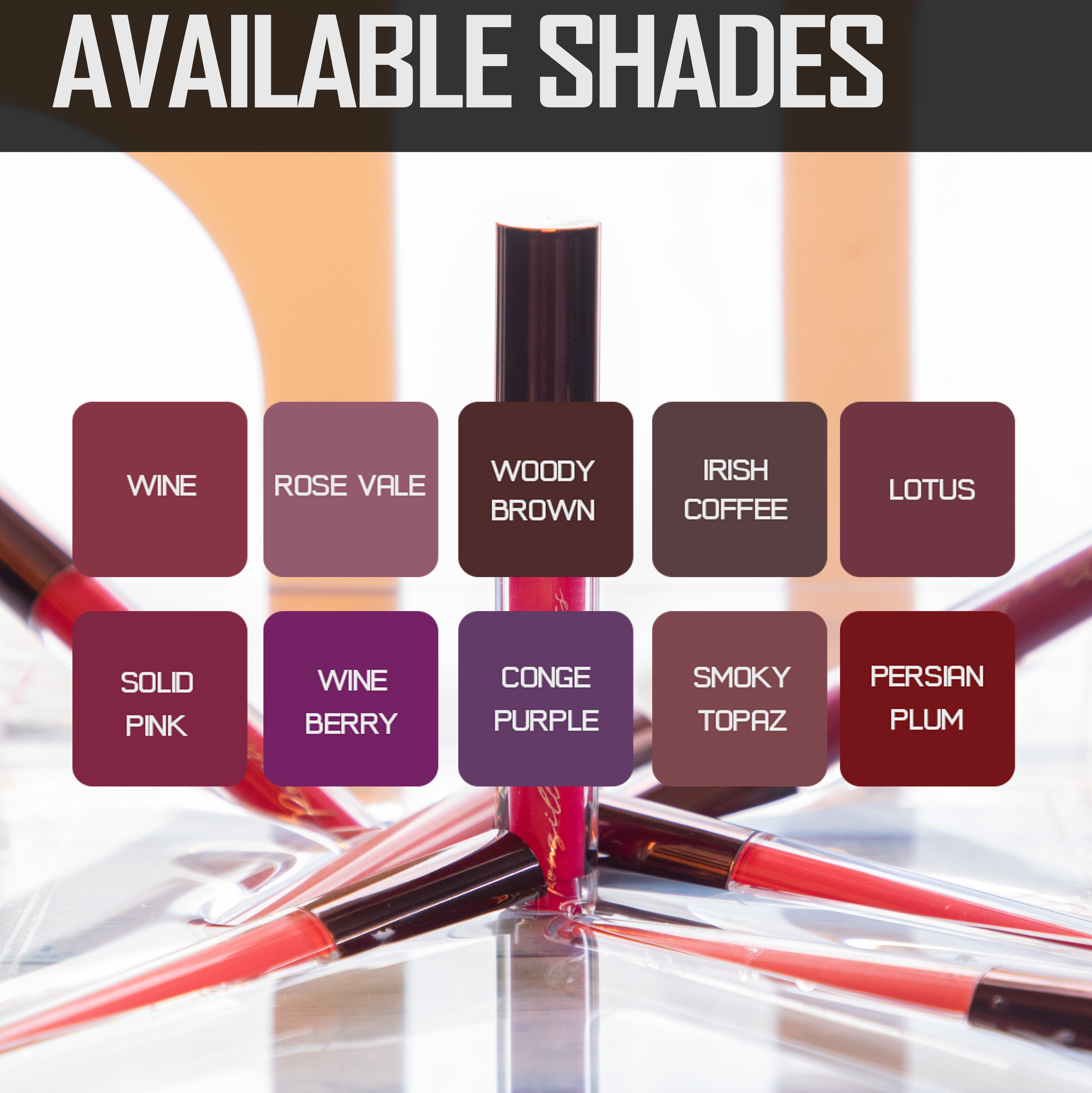 Ronzille Matte Liquid Lipstick Long Sleek Non Transfer, Waterproof, Kiss Proof Long Lasting Upto 12 + Hours For Women 4 ml (WINE)