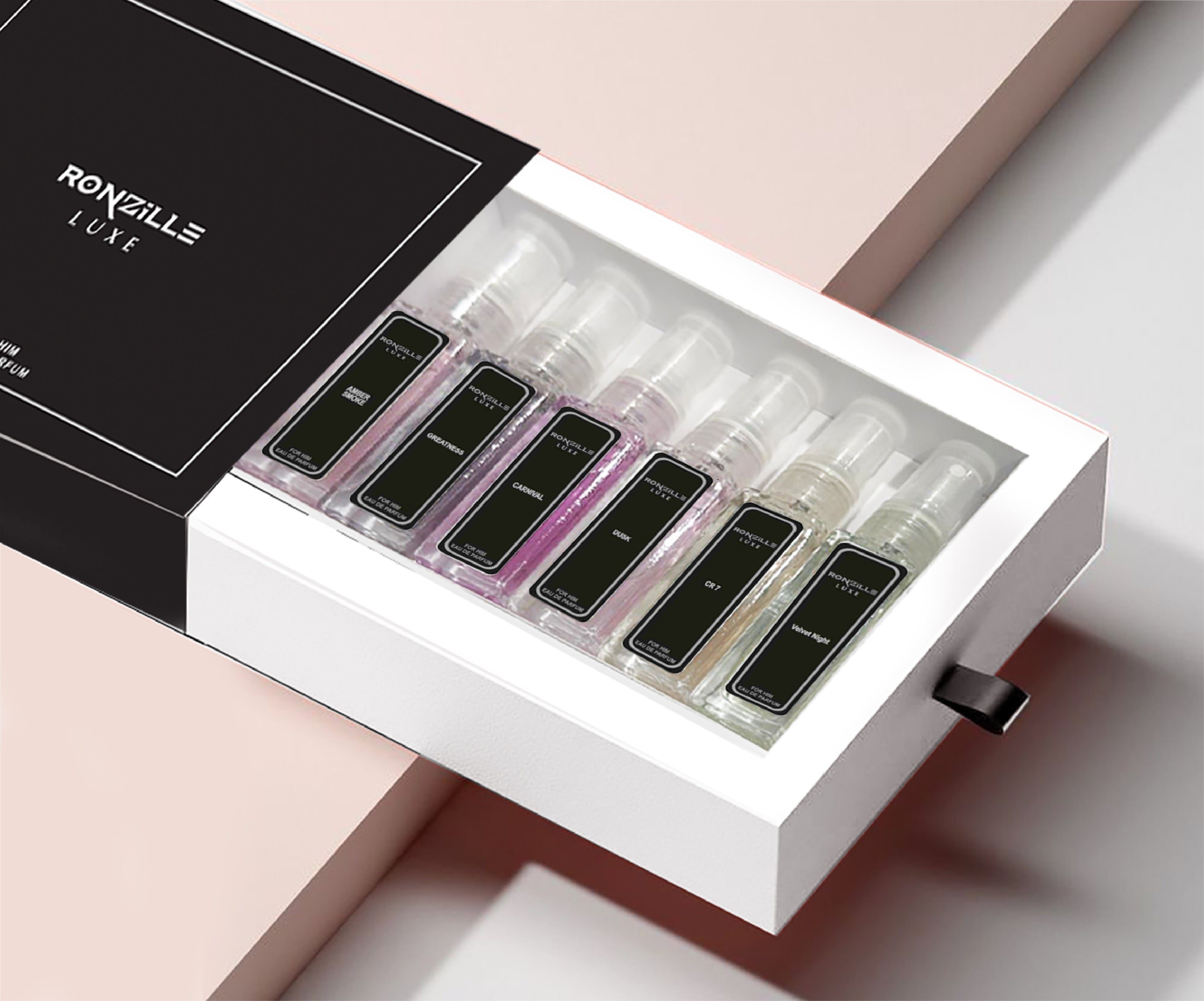 Ronzille Luxe Men Eau De Perfume (Set of 6)