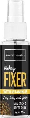 Ronzille Makeup Fixer Long-Lasting Matte Finish Non-Stick & Refresh With Vitamin-E -30 ml