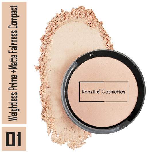 RONZILLE Weigh-less Primer+ matte Fairness Compact 01