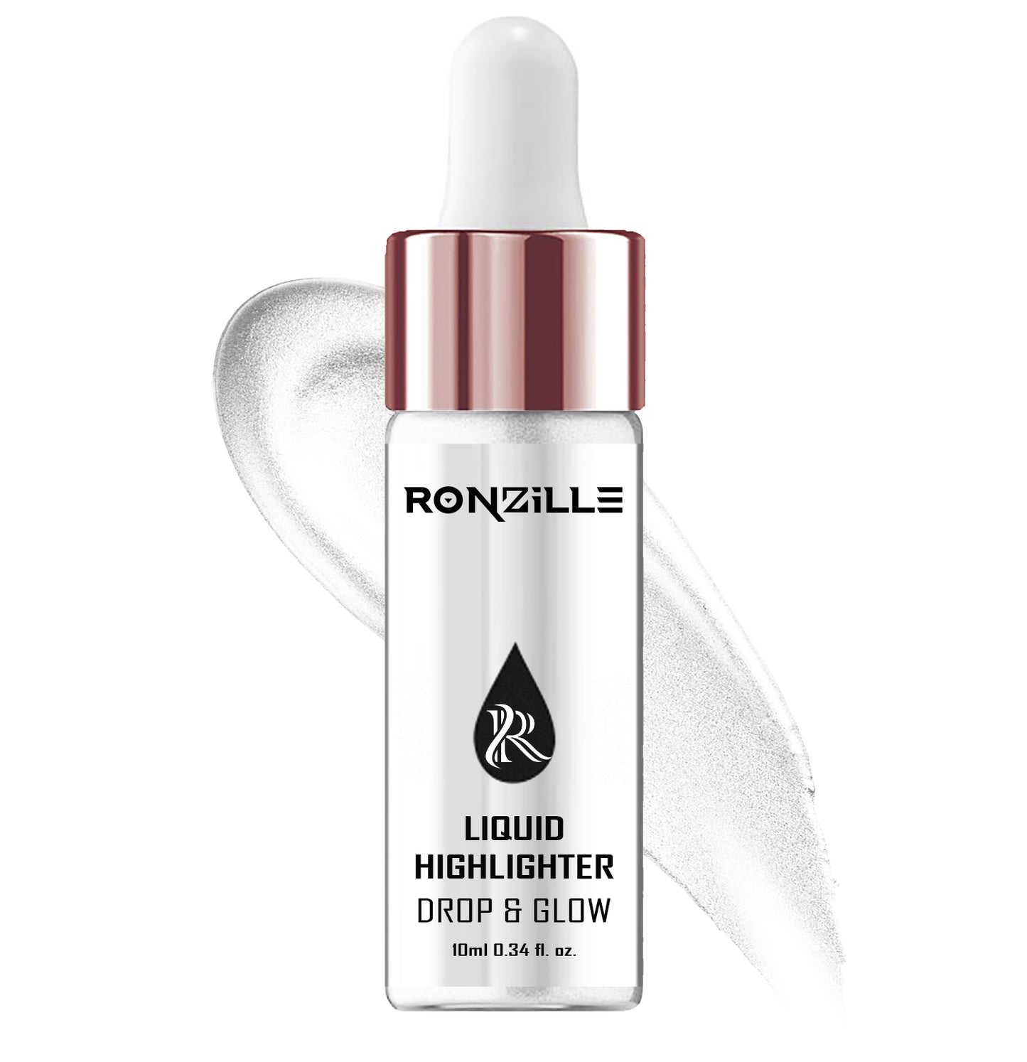 Ronzille Professional Smooth Shine illuminator Face Highlighter 3D glow 10ml