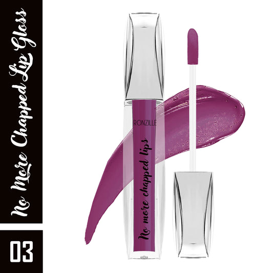 Ronzille No More Chapped Lips Gloss Moisturize Lip Fancy Colored Lip Gloss (Shade-03, 6ml)