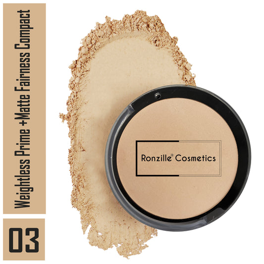 RONZILLE Weigh-less Primer+ matte Fairness Compact 03