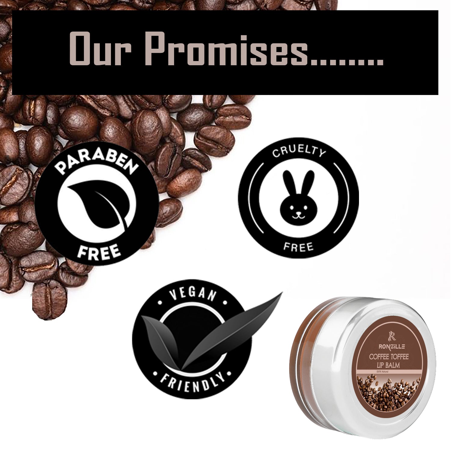 Ronzille Lip Balm Coffee Toffee 8 gm