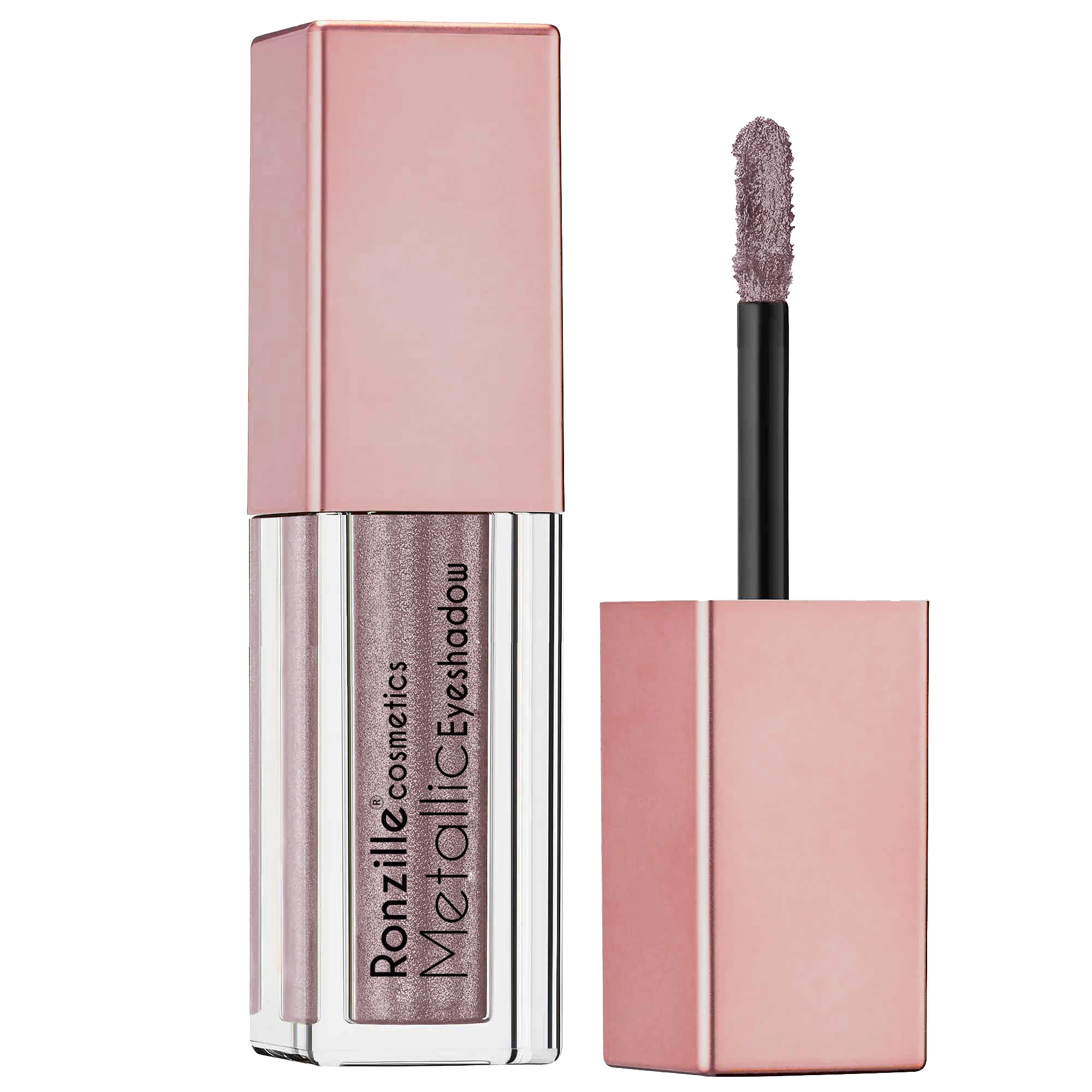 Ronzille Metallic Liquid Eye-Shadow  Non-Transfer Each 5ml -(Shade-04,Smoky Strm)