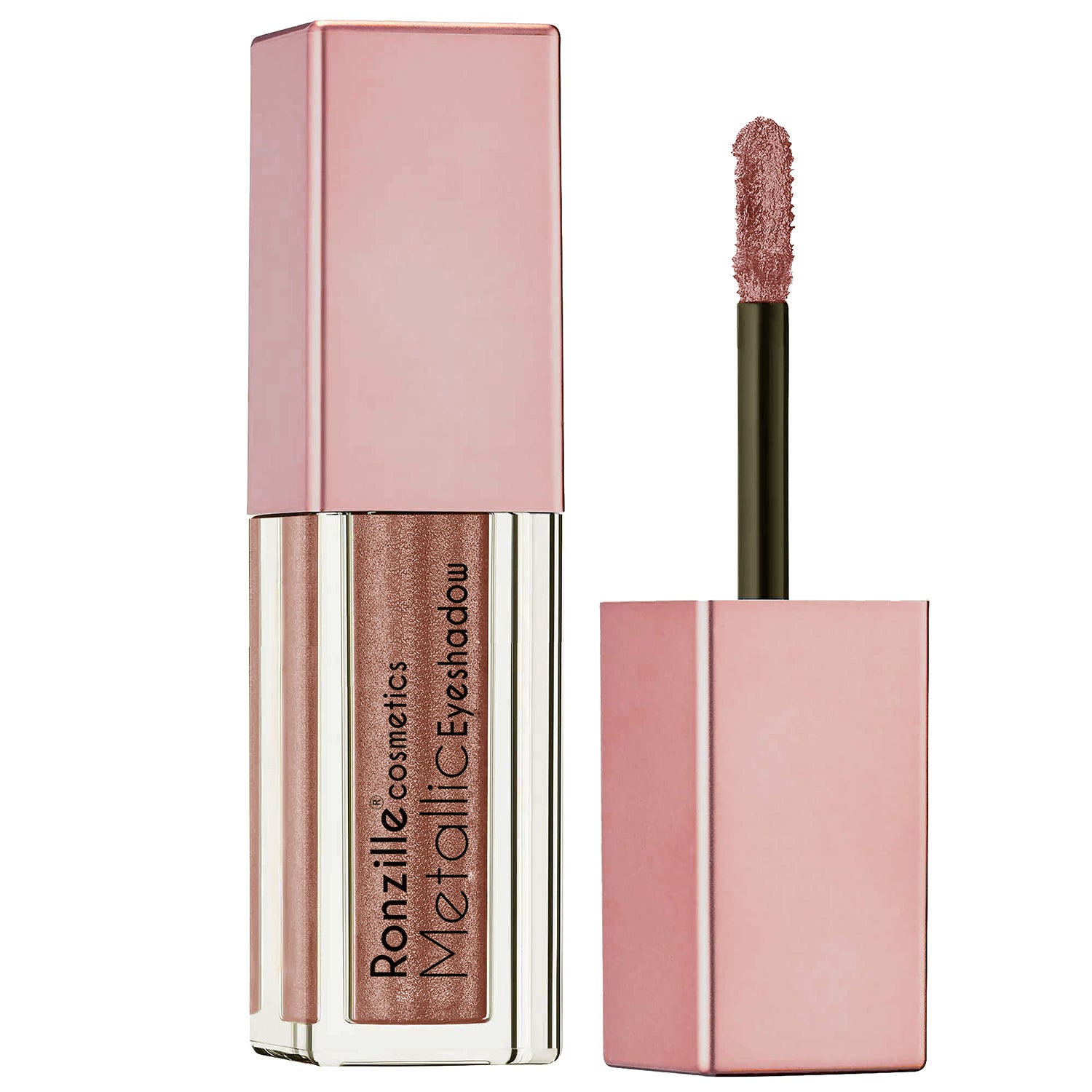 Ronzille Metallic Liquid Eye-Shadow  Non-Transfer Each 5ml -(Shade-05,Rose Gold)