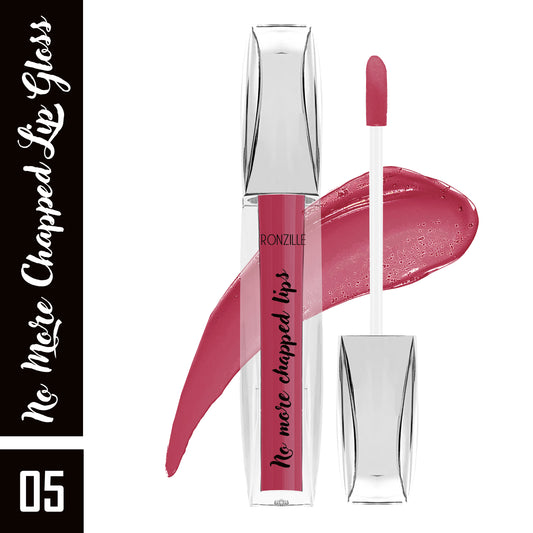 Ronzille No More Chapped Lips Gloss Moisturize Lip Fancy Colored Lip Gloss (Shade-05, 6ml)