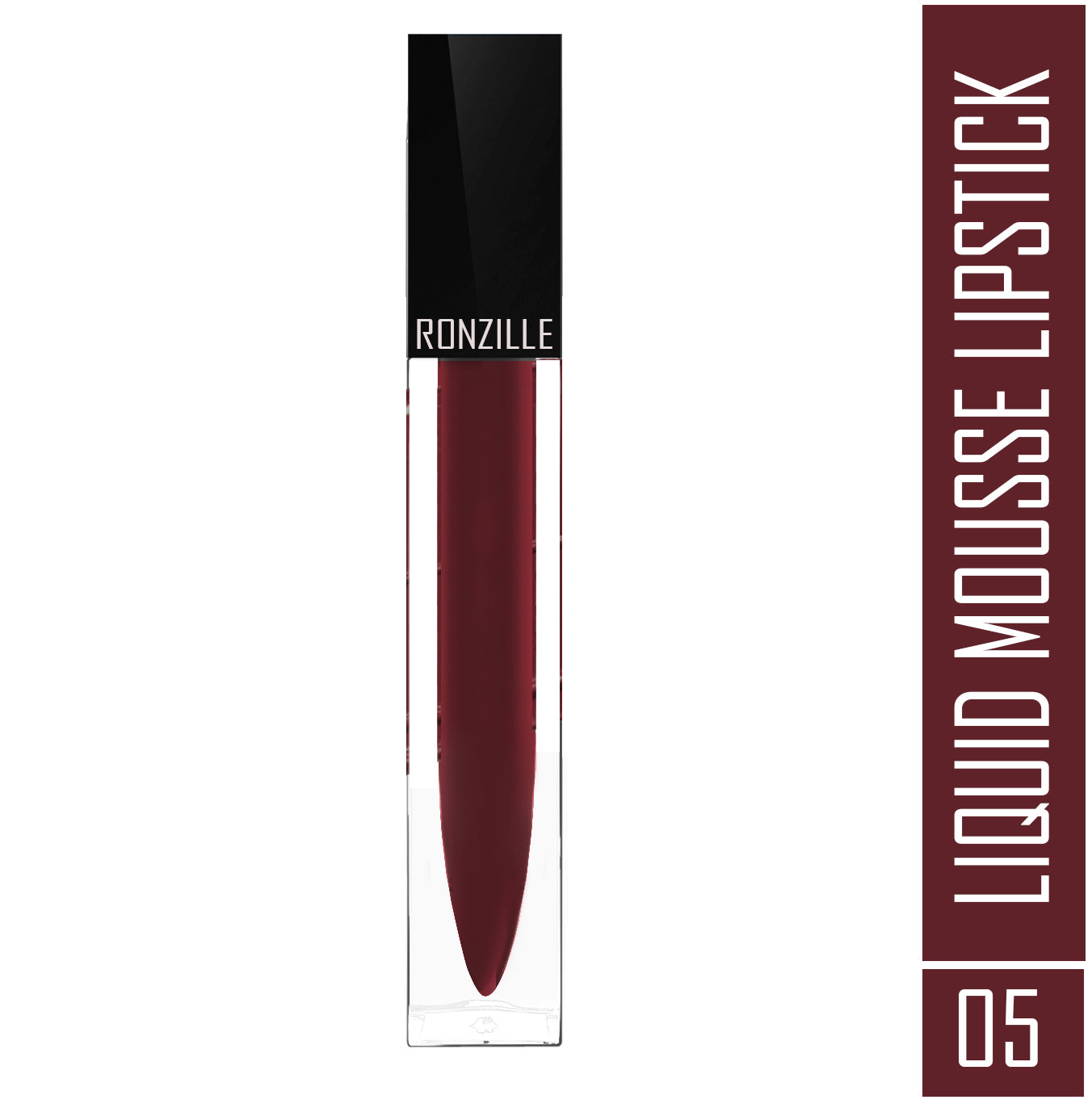 Ronzille Liquid Mousse Lipstick With Vitamin E and Jojoba Oil ( Shade-05,5ml )