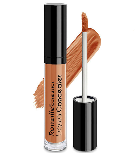 Ronzille Ultra Base water-poof Liquid Concealer Shade-07 (Orange Corrector, 6 ml)