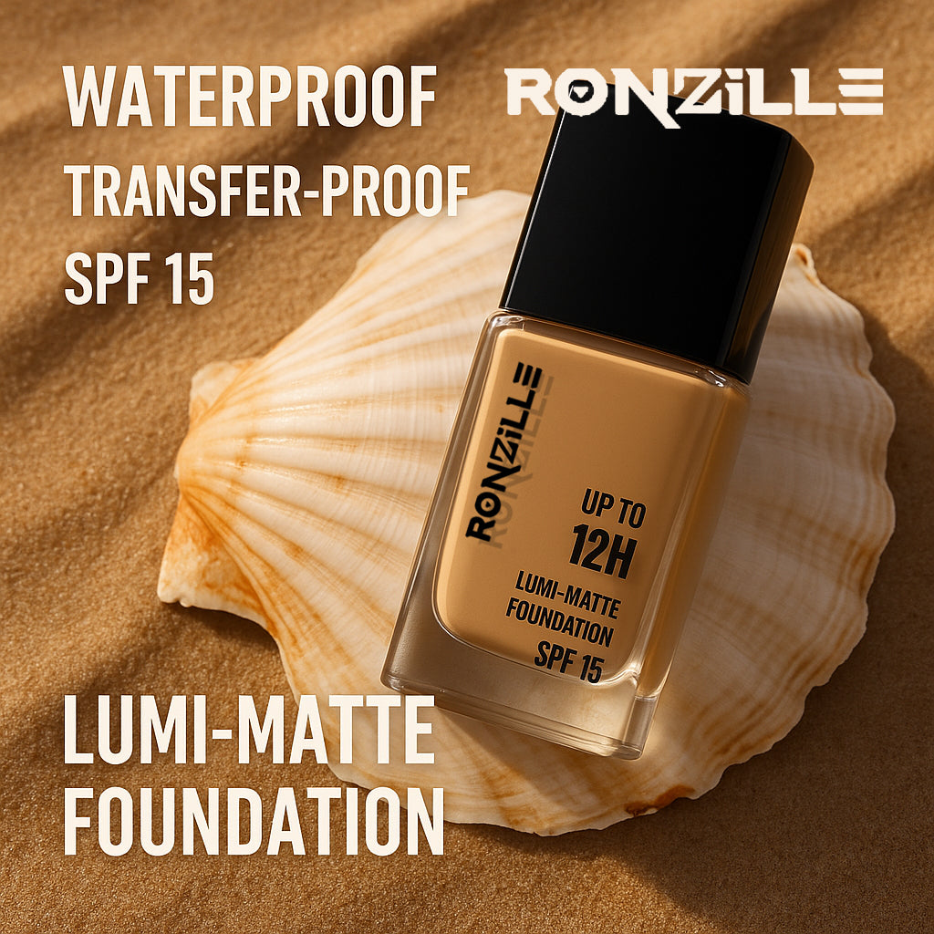 Ronzille Super Stay Lumi Matte Liquid Foundation-(15ml,Shade-04)