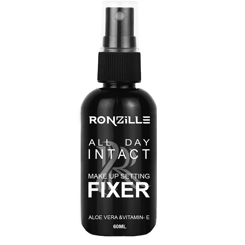 Ronzille All Day intact makeup Setting Fixer with Aloe Vera and Vitamin E-60ml