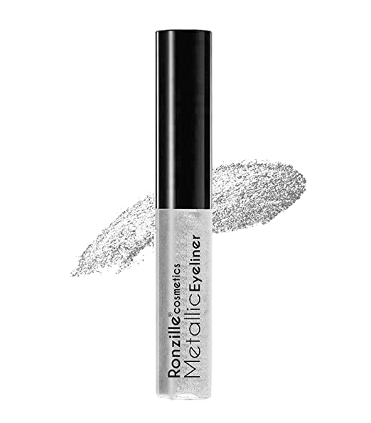 Ronzille Glitter Liquid Eyeliner Sliver 4.9 ml