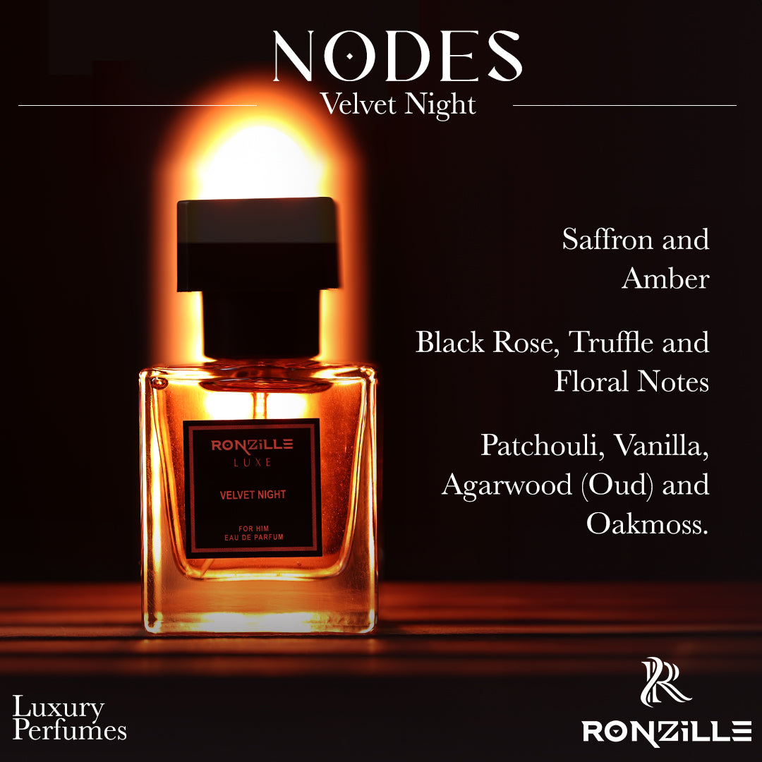 Ronzille Men Velvet Night Eau De Perfume - 30ml