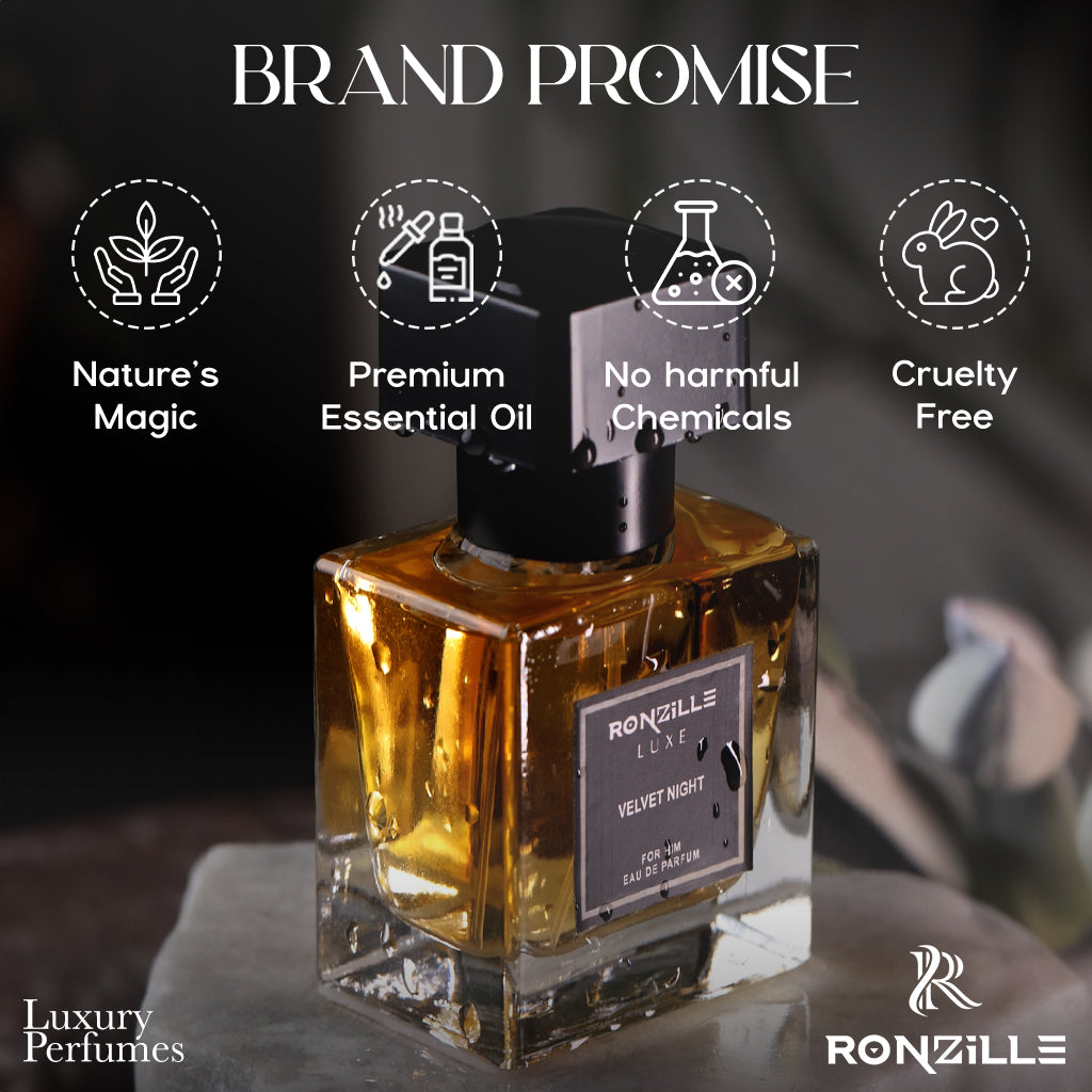 Ronzille Men Velvet Night Eau De Perfume - 30ml