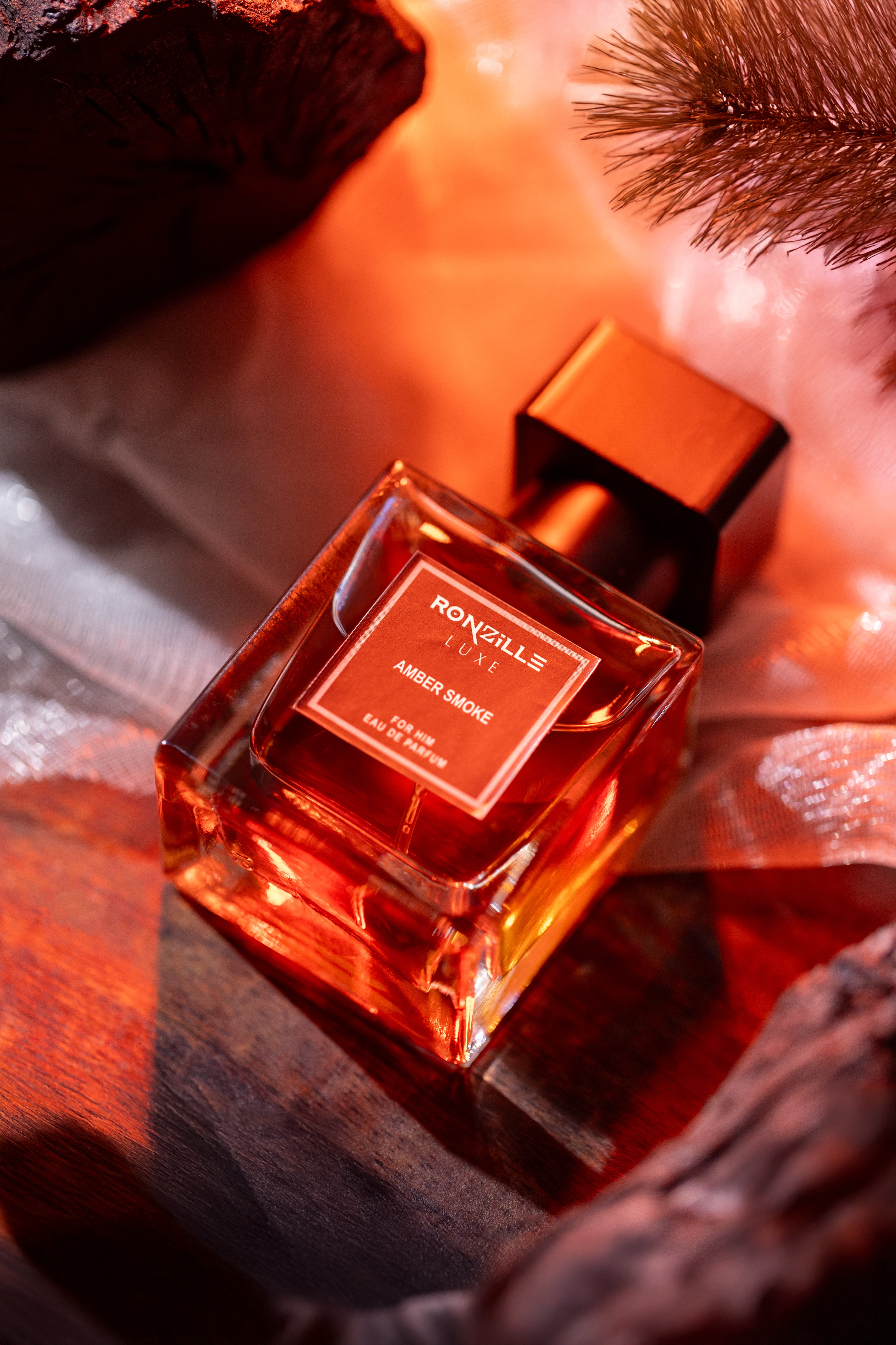 Ronzille Men Amber Smoke Eau De Perfume - 30ml