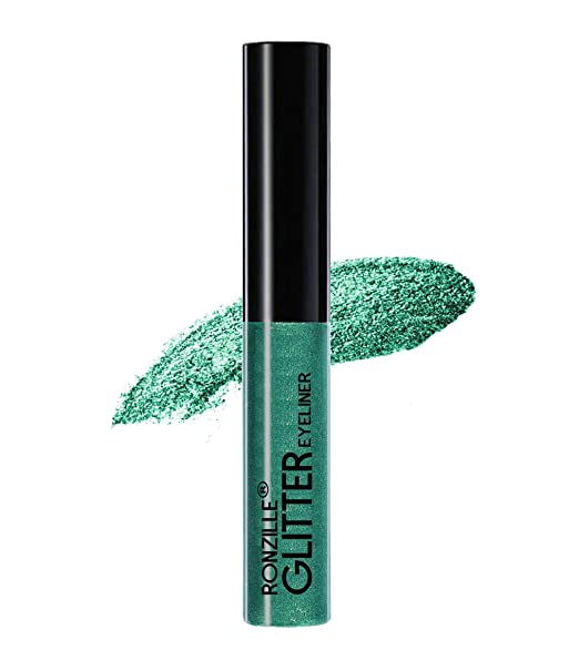 Ronzille Glitter Liquid Eyeliner Green 4.9 ml