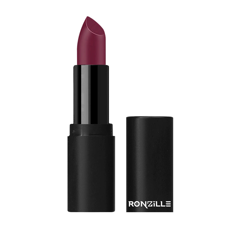 Ronzille One touch up HD Matte Lipstick -04(Vintage Wine)