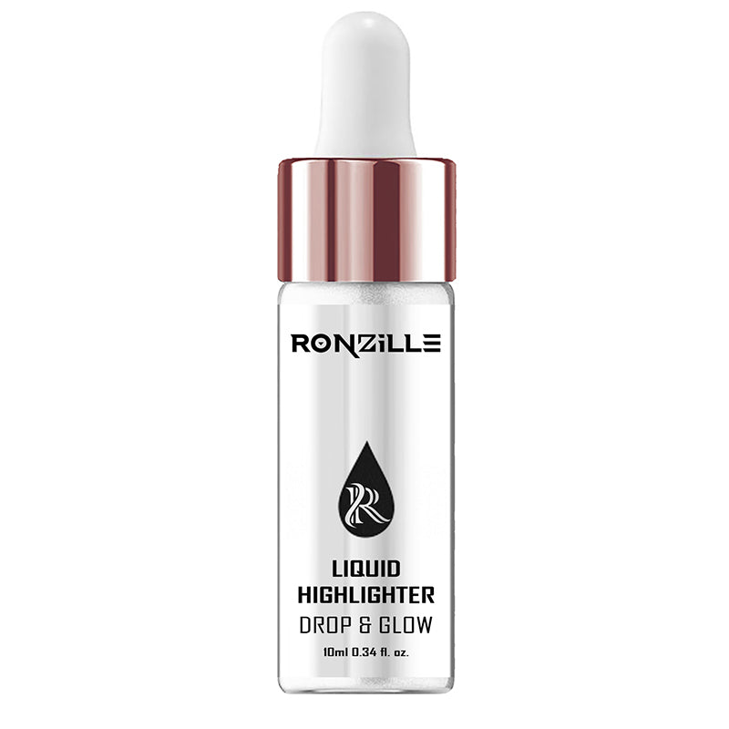Ronzille Smooth shine liquid Illuminator Face Highlighter 3D Glow-Silver
