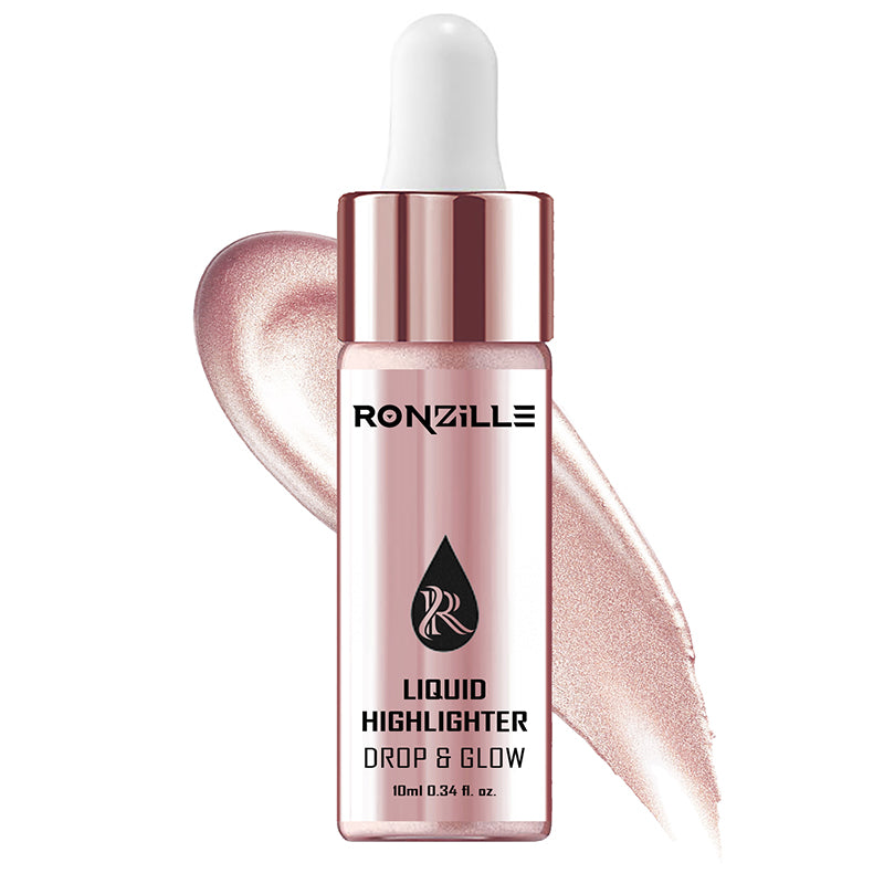 Ronzille Smooth shine liquid Illuminator Face Highlighter 3D Glow-Pink