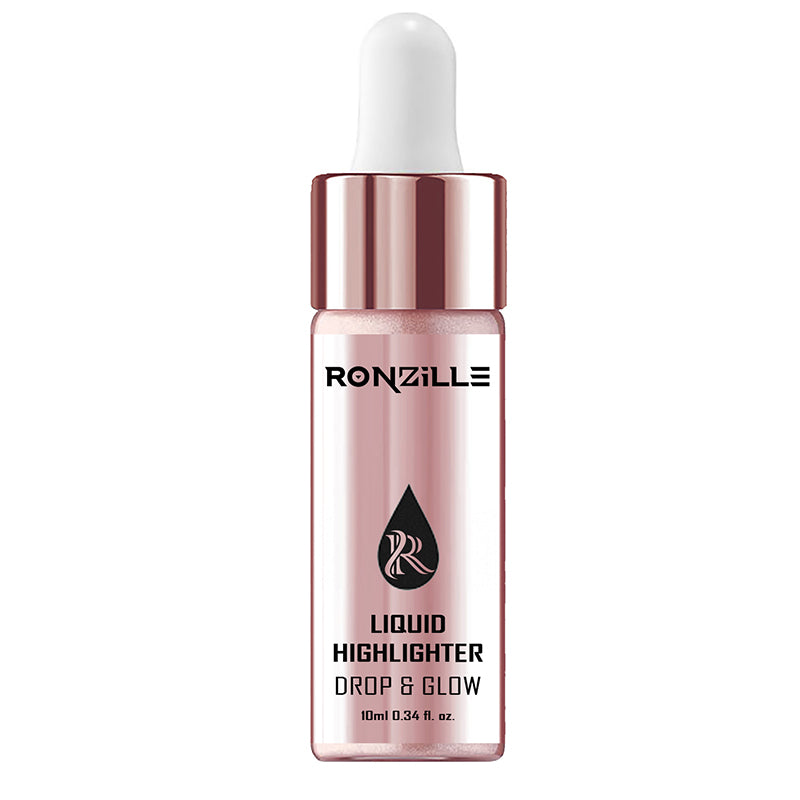 Ronzille Smooth shine liquid Illuminator Face Highlighter 3D Glow-Pink