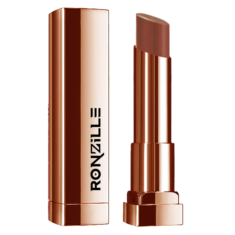 Ronzille Natural Colored Long Stay Matte Lipstick With Intense Colour Payoff Shade -09