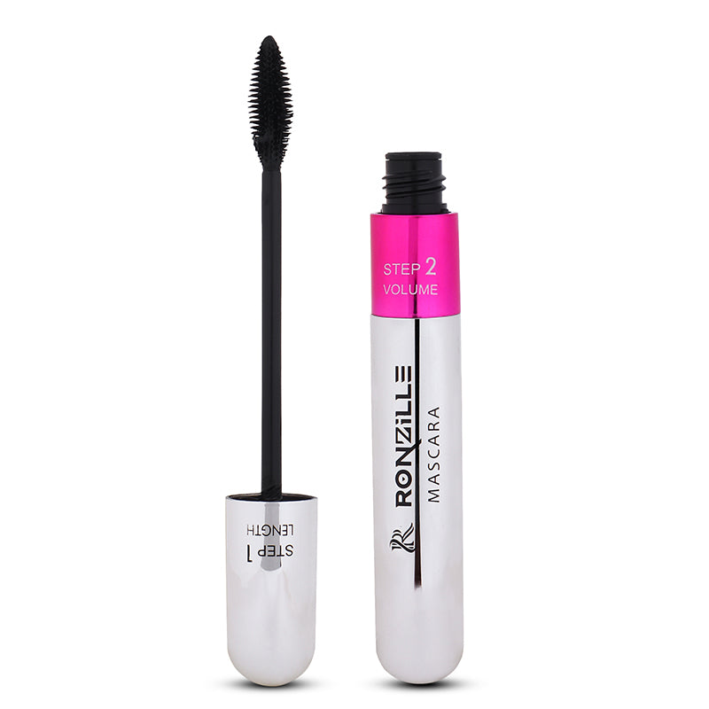 Ronzille Waterproof & Smudgeproof Two in one Mascara - Volumising & Lengthening