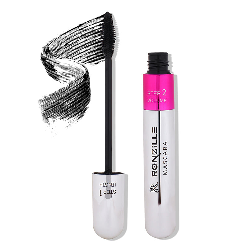 Ronzille Waterproof & Smudgeproof Two in one Mascara - Volumising & Lengthening