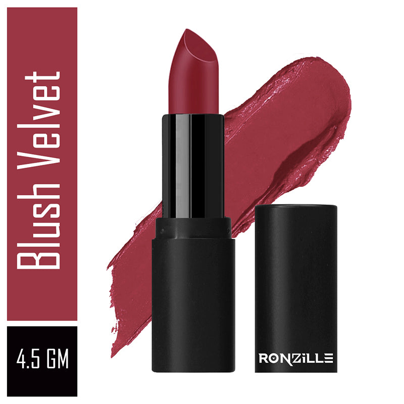 Ronzille One touch up HD Matte Lipstick -01(Blush Velvet)