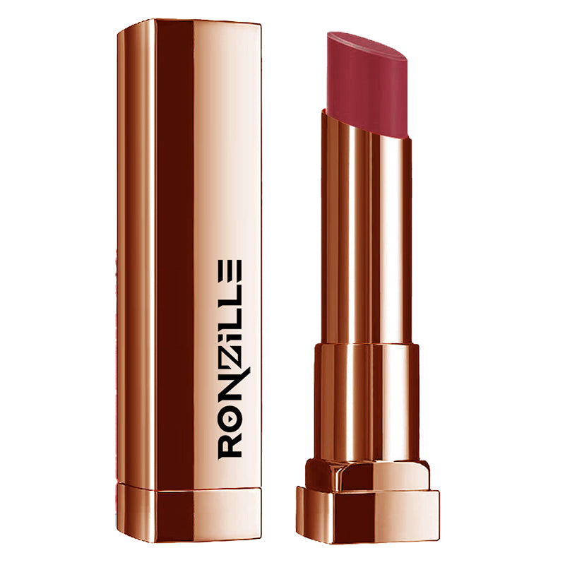 Ronzille Natural Colored Long Stay Matte Lipstick With Intense Colour Payoff Shade -10
